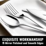 Hiware 48-Piece Stainless Steel Cutlery Set