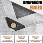 Heavy Duty Waterproof Tarp for Camping and Outdoors