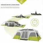 CORE 12-Person Instant Cabin Tent – 3 Rooms
