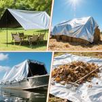Heavy Duty Waterproof Tarp for Camping and Outdoors
