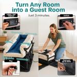 SereneLife Twin Self-Inflating Air Mattress with Frame