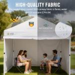 CROWN SHADES 10x10 Instant Pop Up Canopy Tent