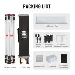 CROWN SHADES 10x10 Instant Pop Up Canopy Tent