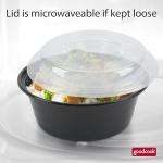 GoodCook BPA Free Meal Prep Bowls with Dressing Cups