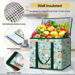 BALEINE 2-Pack Insulated Grocery Cooler Bags