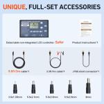 DOKIO 110W Portable Solar Panel Kit for Camping