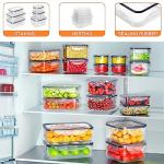40 Stackable Food Storage Containers with Lids