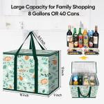 BALEINE 2-Pack Insulated Grocery Cooler Bags