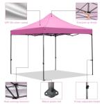 10'x10' Pop-Up Canopy Tent for Events - Pink