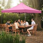 10'x10' Pop-Up Canopy Tent for Events - Pink