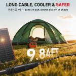 DOKIO 300W Portable Folding Solar Panel Kit