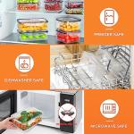 40 Stackable Food Storage Containers with Lids