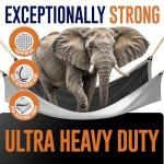 Heavy Duty 12x12 Waterproof Tarp - UV Resistant