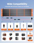 200W Waterproof Portable Solar Panel for Camping
