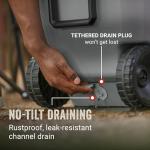 100L Coleman Rolling Ice Chest - Rock Color