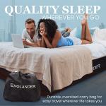 Englander Microfiber Queen Air Mattress with Pump