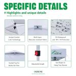 10x10 Instant Pop Up Canopy Tent with Weights