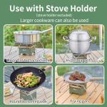 Compact Outdoor Camping Stove with Carrying Case