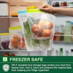 12 Pack Reusable Gallon Freezer Storage Bags