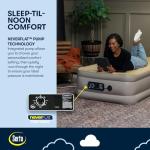 Serta Twin Raised Air Mattress with Built-In Pump