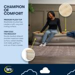 Serta Twin Raised Air Mattress with Built-In Pump