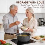 20-Piece Nonstick Cookware Set for Camping