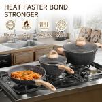 20-Piece Nonstick Cookware Set for Camping