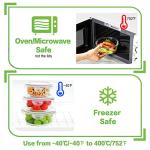 HOMBERKING 18-Piece Airtight Glass Food Storage Set