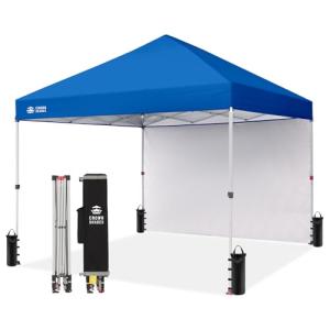 Crown Shades 8x8 Pop Up Canopy Tent (Blue)