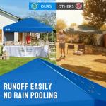 Crown Shades 8x8 Pop Up Canopy Tent (Blue)