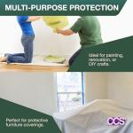 Versatile Canvas Drop Cloth - 9x12 Feet