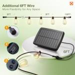 addlon 48FT Solar String Lights with LED Bulbs