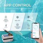 EUHOMY 12V Electric Cooler 48QT with App Control