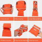 Lightweight, Water-Resistant Folding Backpack for Camping