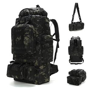 King’sGuard 100L Military Camping Backpack - Black