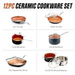 12-Piece Nonstick Camping Cookware Set