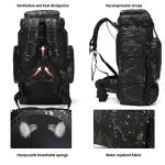 70L Men's Military Hiking Backpack for Camping