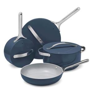 Ceramic Non-Stick Cookware Set with Storage Solutions