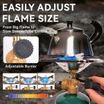 KOMAN Portable Camp Propane Stove for Outdoor Cooking