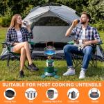 KOMAN Portable Camp Propane Stove for Outdoor Cooking