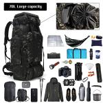 70L Men's Military Hiking Backpack for Camping