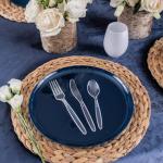 Clear Disposable Cutlery Set, 360 Pieces