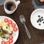 Clear Disposable Cutlery Set, 360 Pieces