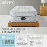 Intex Supreme Airbed with Built-in Pump, Twin