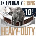 Heavy Duty Waterproof Tarp - 10x12 Feet