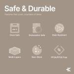 23-Piece Gold Camping Cookware Set with Lids