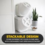 Stackable Airtight Dog Food Storage Container - 40 lbs