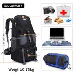 Russel Molly 50L Lightweight Camping Backpack