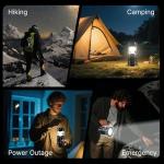 Lichamp Solar Lanterns - Rechargeable Camping Lights 4-Pack