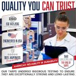 Heavy Duty Waterproof Tarp - 10x12 Feet